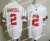 Vêtements de football universitaire américain personnalisés Ohio State Buckeyes #2 Chase Young 5 Garrett Wilson 12 Gunnar Hoak 24 Marcus Crowley Justin 201O