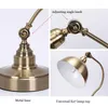 Tischlampen American Loft Vintage Lampe Wohnzimmer Schlafzimmer Deask Licht Studie Schreibtisch Büro Nachttischlampe Beleuchtungskörper E27-Schaltung