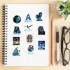 50Pcs Cartoon Movie The Way of Water Stickers Avatar Jake Sully Graffiti Stickers for DIY Luggage Laptop Skateboard Motorcycle Bicycle Sticker