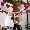 Party Dekoration Valentinstag Banner Herz Girlande Liebe Bunting Banner Dekor Hängende Hochzeit Valentinstag S String Supplies