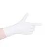 12 paires de titanfine promotionnelle diverses gants de doigt de nitrile texturé sans poudre