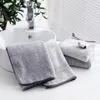 Serviette 1 pièces accessoires de salle de bain gaufré 72 32 CM couleur unie absorbant fort essuyer après l'exercice