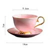 Mokken marmeren keramische koffiekop en schotel set thee melk mok paar unieke cadeaus home decor cadeaum drinkware water