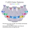 Aroma Diffuser Essenti￫le olie Ultrasone lucht USB -bevochtiger Zuiveringsmiddel Houtkorrelvorm 7 Kleuren Veranderend LED -Lichten Zee VERZENDING RRC818