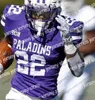 Vêtements de football universitaire américain Furman Paladins 21 Wayne Anderson Jr. 25 Carson Maples 32 Devin Abrams 83 Ryan DeLuca 82 Ryan Miller 89 Thomas Gordon Maillots 4XL