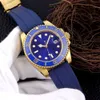 남성 시계 자동식 기계식 시계 40mm 고무 스트랩 생활 방수 자동 와인딩 비즈니스 손목 시계 Montres de luxe