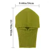 Cycling Caps Men Women Crochet Windproof Warm Hooded Scarf Beanie Cap Balaclava Hat Knitted