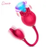 Beauty Items Rose Klitoris-Sauger-Vibrator für Frauen, G-Punkt-Vibratoren, weibliches Massagegerät, Nippel-Klitoris-Stimulation, sexy Spielzeug für Erwachsene, 18