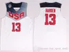 Custom 2014 USA Dream Jersey Dream Team Eleven 4 Stephen Curry 5 Thompson 6 Derrick Rose 10 Kyrie Irving James Harden Kevin Durant Nati