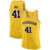 Aangepast NCAA College Basketball Michigan Wolverines 10 Tim Hardaway Jr Jersey 3 Trey Burke 5 Jalen Rose 1 Charles Matthews 2 Poole 21 Franz W