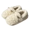 Slippers Cute Slipper For Women Fashion Designer Fluffy Winter Warm Man Shoes Female Non-slip Soft Plush Home Outdoor