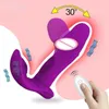 Articles de beauté Télécommande sans fil G Spot Dildo Stimulateur de clitoris Wearable Panty Vibrator Femme sexy Toys Shop pour femmes Couples Adulte 18