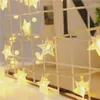 Strings 1.5M/3M/6M Star String Lights Battery Garland Fairy Outdoor Garden Party Lamp Wedding Christmas Decor Holiday Lighting