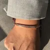 Urok Bracelets Cubic Zirkonia Micro Pave Bangles dla kobiet Rose Gold Kolor Kryształowa Biżuteria Mężczyźni i Bijouterie DWH172