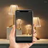 Lampade da tavolo Lampada ricaricabile Touch Crystal USB Luce notturna Bar creativo Ristorante Atmosfera da comodino Decorazione domestica