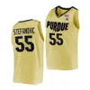 CUSTOM Ncaa College Purdue Boilermakers Basketball 23 Jaden Ivey Jersey 15 Zach Edey 50 Trevion Williams 55 Sasha Stefanovic 0 Mason Gillis