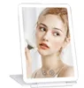 Den senaste 19.2x13cm upplysta fåfänga spegeln LED Folding Makeup Mirror laddningsbara Många färgalternativ Stöd för anpassad logotyp