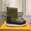 Kadın Polar Düz Yarım Çizmeler Ayak Bileği Kar Açık Önyükleme Üzerinde Kayma Snowboard Kayak Patik Platformu Taban 1A85QD Martin Kış Sneakers Boyutu 35-41