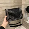 Niki Torka na ramię duże średnio zabytkowe cielęcy designerka skóry damska torebka crossbody luksurys marka womans biznesowych shop251s