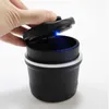 Ny mångsidig bil AshTray Creative LED Light Auto Interiortillbehör för Mitsubishi Lancer Mirage Asx Pajero Ralliart Outlander