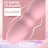 Articoli di bellezza Telescopico a distanza Uovo vibrante Strumento di masturbazione femminile G-spot Stimolatore vaginale Massaggiatore clitorideo Figa Giocattoli sexy per donna