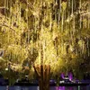 Strings Christmas Lights Outdoor 30/50cm Meteor Shower 8 Tube Falling Rain Light Icicle String For Xmas Tree Year Party