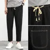 Herenjeans Straight Men Losse denim broek Neutral Bagy Jean Streetwear Casual Solid Color Wide Man Women Hip Hop Pants