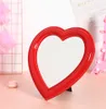 En son 19x17cm Lighted Vanity Mirror Love Makyaj Aynası Masaüstü Duvar Asma Dekorasyonu Özelleştirilmiş logo için çeşitli renk seçenekleri desteği