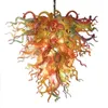 Chandeliers Modern Luxurious Chandelier Gold Suspension Murano Glass Light For Restaurant El