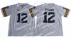 American College Football Wear Personalizza 2021 Michigan Wolverines Football Jersey 12 Cade McNamara 25 Hassan Haskins 7 Henne 9 Peoples-Jones 10 Brady Navy White Yel