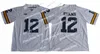 American College Football Wear Customize 2021 Michigan Wolverines Football Jersey 12 Cade McNamara 25 Hassan Haskins 7 Henne 9 Peoples-Jones 10 Brady Navy White Yel