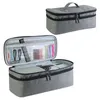Opbergzakken draagbare föhn grote make -up case stofdichte bescherming tas voor zakenreis naar huis