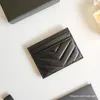 Atacado designer de luxo carteira feminina porta-cartão bolsa de couro genuíno caixa original senhoras com logotipo de metal