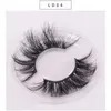 Épais Long 25Mm Vison Faux Cils Extensions Super Doux Vivid Faux Cils Accessoire De Maquillage Des Yeux De Vison 12 Modèles Disponibles399