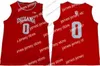 O basquete universitário usa o basquete da faculdade de Indiana Hoosiers personalizada em qualquer nome Red White 4 Trayce Jacksondavis oladipo 0 LAN4954702