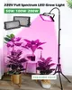 Lampe de croissance LED étanche, phytolampe à spectre complet avec support, pour serre, tente de culture de légumes et de fleurs d'intérieur