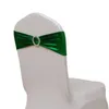 Hotel Banquet Celebration Bruiloft Elastische stoel Cover Sashes Bronzing Bandage Decoratieve boog terugback Flower RRC812
