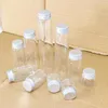 Storage Bottles 6PCS 25ml 30ml 40ml 50ml 60ml 70ml 80ml 150ml 180ml Mini Clear Glass With Silver Screw Aluminium Cap Cute Jars Vials