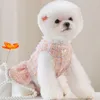 Vêtements de chien Vêtements de style occidental Robe de mode Robes d'hiver Princesse Fantaisie Chiot pour animaux de compagnie