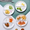 Plates Fat Reducing Plate Divide One Person Breakfast Dinner Children's Mesh Melamine Material