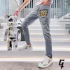 Men's Jeans Fashion Xc454 Men's 2023 Runway Luxury European Design Party Style Clothing