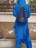 Vêtements ethniques Eid Musulman Long Khimar Prière Vêtement Femmes Abaya Robe Ensemble 2 Pièce Pantalon Couverture Complète Islamique Musulman Kaftan Jilbab Djellaba