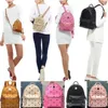 New Fashion Punk Rivet Backpack Computer Bags men's and women's School Bag back pack Whole Student Travel Backpack F215n