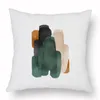 Casse d'oreiller d'impression d'impression aquarelle p￪che ￠ la peau de p￪che en velours coussin canap￩-voiture ￠ la maison Couvrette sans ins￩rer RRC848