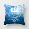 Juldekorationer 45 cm Merry Cushion Cover Pudow Case 2023 Dekor för hemprydnader