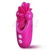 Articles de beaut￩ 7 VITESSE ROTATION ORAL SEXY Tongue Licking Toy Female Masturbation Clitoris Vibrator Silicone Rolling Breast Toys for Women