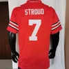 2023 Playoff Peach Bowl Ohio State Buckeyes Football Jersey College C.J. Stroud Henderson Jaxon Smith-Njigba Marvin Harrison Jr. TUIMOLOAU