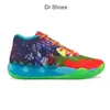 With Socks LaMelo Ball MB.01 Basketball Shoes Mens Queen City Rock Ridge Red Galaxy White Silver Rick and Morty Womens Sneakers SportsMB.01