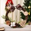 Christmas Decorations Garland 2023 Cross-Border Holiday Shopping Mall El 30cm Small Wreath Pendant