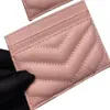 Modekaarthouders Caviar Woman Mini Wallet Designer Pure Color Echt lederen Pebble Textuur Luxe zwarte portefeuilles B10321L